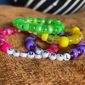 I’m selling bracelets for $3.00 each. customized.